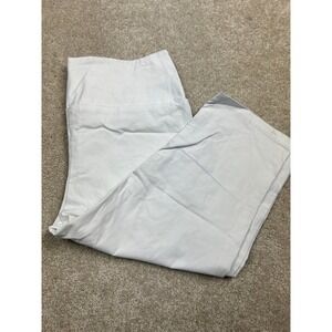 Hybrid & Company‎ Women's White Pull-On Pants L High Rise Capri Stretch